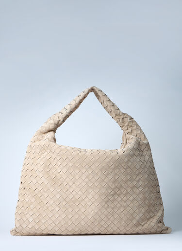 Large Hop Shoulder Bag Bottega Veneta Large Hop Shoulder Bag Beige bov0261027