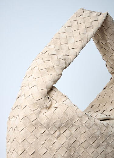 Bottega Veneta Large Hop Shoulder Bag Beige bov0261027
