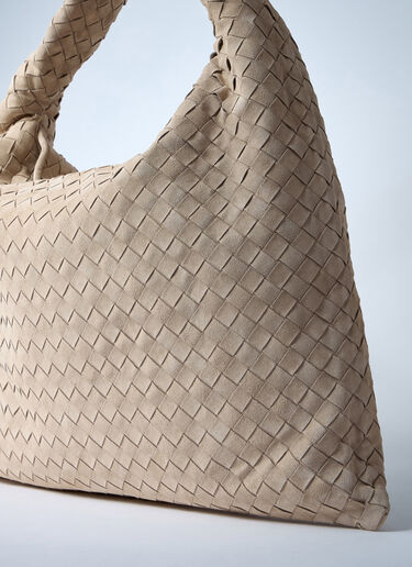 Bottega Veneta Large Hop Shoulder Bag Beige bov0261027