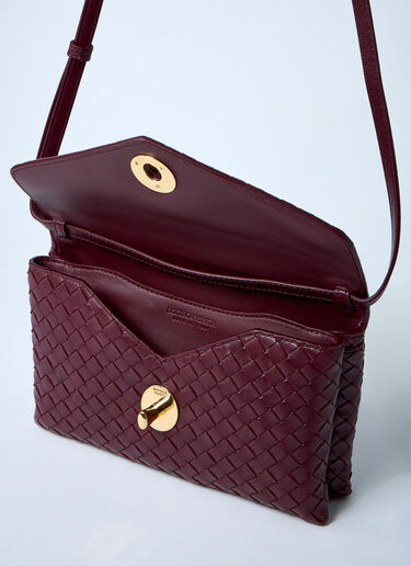 Knot Lock Crossbody Bag Bottega Veneta Knot Lock Crossbody Bag Burgundy bov0261046