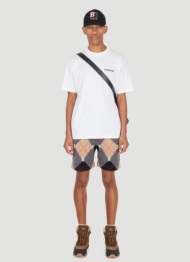 Mac Logo T-Shirt Burberry Mac Logo T-Shirt White bur0147046