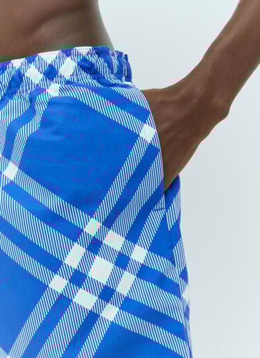 Check Swim Shorts Burberry Check Swim Shorts Blue bur0154011