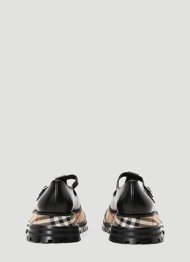 Platform T-Bar Shoes Burberry Platform T-Bar Shoes Black bur0243057