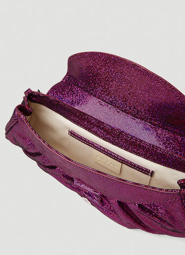 Glami Disco Dot Clutch Bag BY FAR Glami Disco Dot Clutch Bag Purple byf0251001