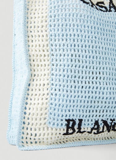 Crochet Tote Bag Casablanca Crochet Tote Bag Light Blue cbl0247017