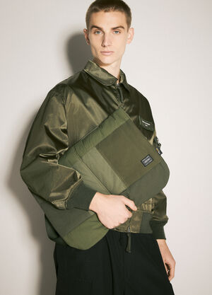 Comme des Garçons Homme Logo Patch Tote Bag Green cdh0158007