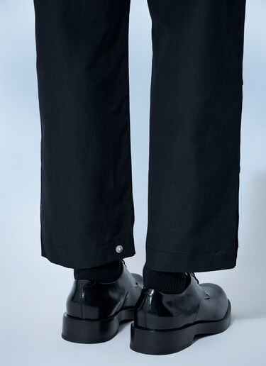 羊毛亚麻混纺裤 Comme des Garçons Homme 羊毛亚麻混纺裤 黑色 cdh0160003