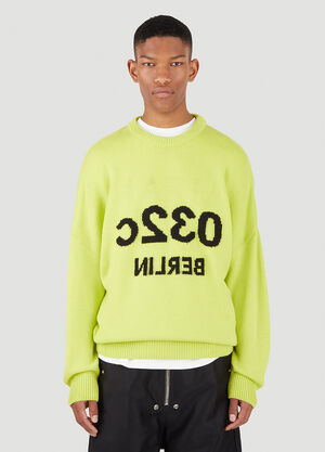 032C Selfie Sweater Green cee0146005