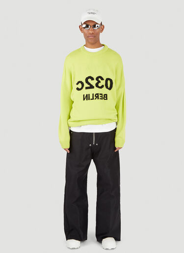 032C Selfie Sweater Green cee0146005