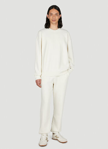 Champion Logo Embroidery Track Pants Cream cha0152021