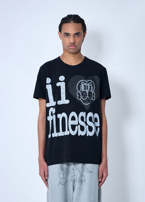 CHITO II Heart Finesse T-Shirt Black chi0159003