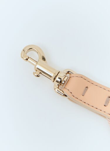 Chloé 로고 자수 캔버스 스트랩 베이지 chl0257028