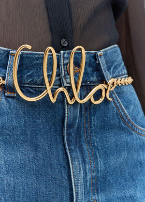 Chloé Iconic Small Belt Gold chl0257038