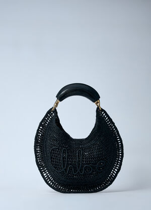 Chloé Summer Banana Hobo Shoulder Bag Black chl0260025