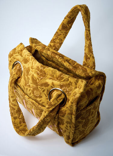 Chloé Terry Plage Tote Bag Khaki chl0261052