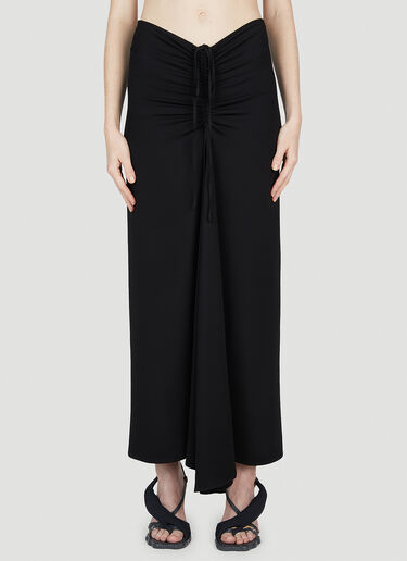 Christopher Esber Ruched Skirt Black chr0252009