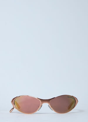 Acne Studios Metal Frame Charm Sunglasses Rose cns0260024