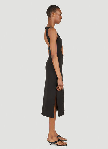 Circle Button Dress Courrèges Circle Button Dress Black cou0247011