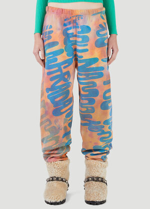 Collina Strada Logo-Print Track Pants Orange cst0245007