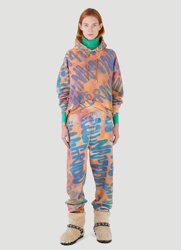 Logo-Print Track Pants Collina Strada Logo-Print Track Pants Orange cst0245007