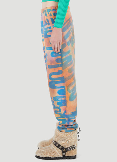 Collina Strada Logo-Print Track Pants Orange cst0245007