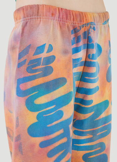 Logo-Print Track Pants Collina Strada Logo-Print Track Pants Orange cst0245007