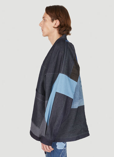 드롭 6 패치워크 기모노 재킷 DRx FARMAxY FOR LN-CC x LEVI'S 드롭 6 패치워크 기모노 재킷 블루 dfl0347001