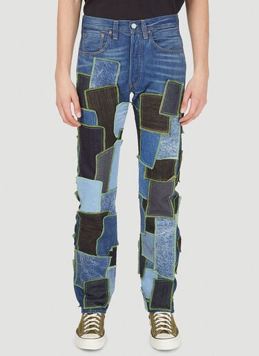 Drop 6 拼布牛仔裤 DRx FARMAxY FOR LN-CC x LEVI'S Drop 6 拼布牛仔裤 蓝 dfl0347004
