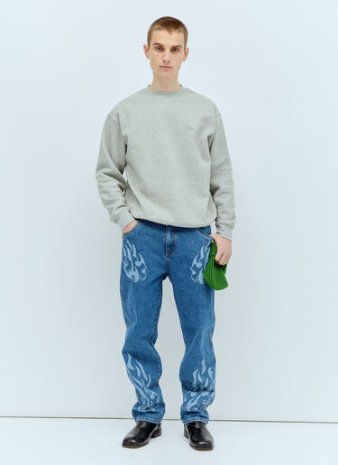 Classic Small Logo Crewneck Sweatshirt Dime Classic Small Logo Crewneck Sweatshirt Grey dmt0154006