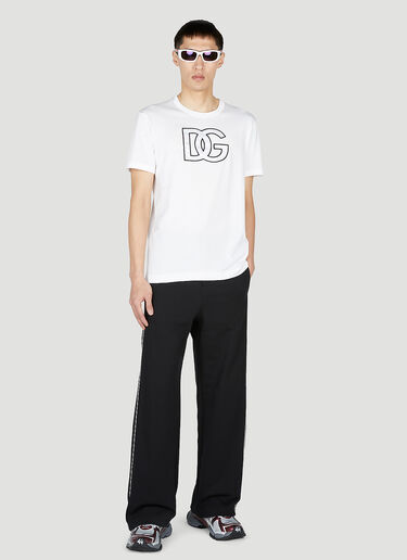 Dolce & Gabbana 徽标运动裤 黑色 dol0151008