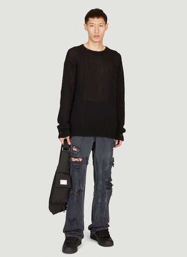 Distressed Denim Jeans Dolce & Gabbana Distressed Denim Jeans Black dol0154006