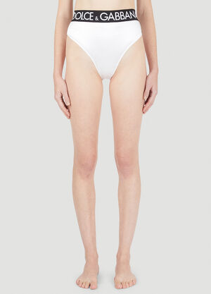 Dolce & Gabbana Logo Band Briefs White dol0246051