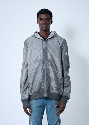 Rick Owens DRKSHDW Gimp Fight Bomber Jacket Grey drk0160001