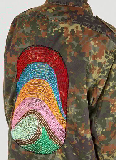 Camo Military Jacket DRx FARMAxY FOR LN-CC Camo Military Jacket Green drx0348003
