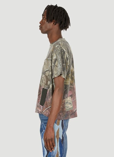 Patchwork Military T-Shirt DRx FARMAxY FOR LN-CC Patchwork Military T-Shirt Grey drx0348005