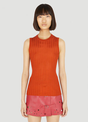 Durazzi Milano Silk Tank Top Red drz0252006