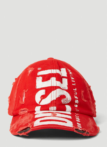 Diesel C-Ewan Baseball Cap Red dsl0150012