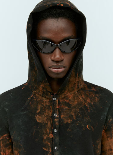 Diesel T-Sermi 디스트레스트 긴소매 탑 블랙 dsl0154004