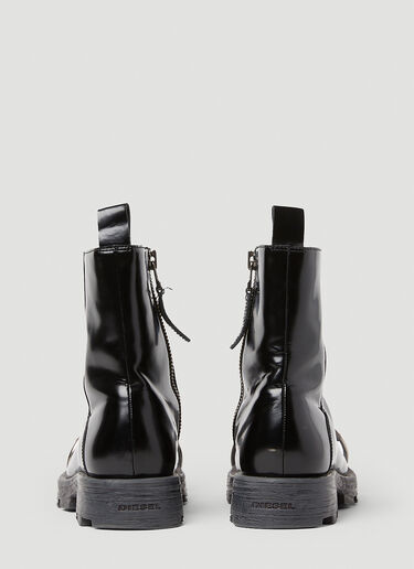 Diesel D-해머 Bt 지퍼 D 부츠 블랙 dsl0155017