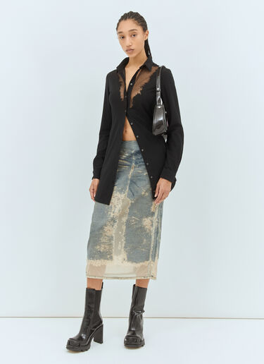 D-Giseld Shirt Dress Diesel D-Giseld Shirt Dress Black dsl0258002