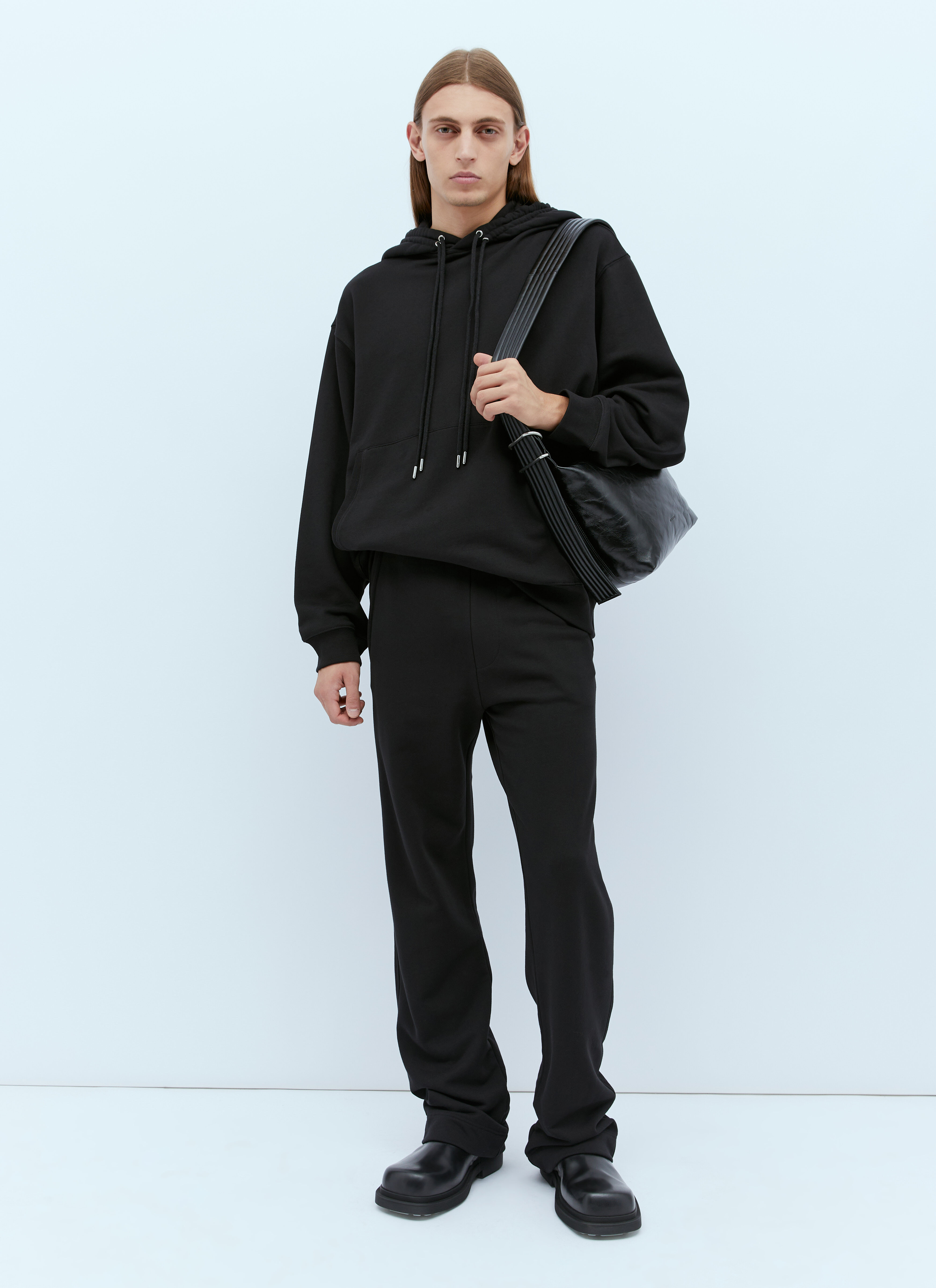 Black Oversized Sweatshirt by Dries Van Noten on Sale