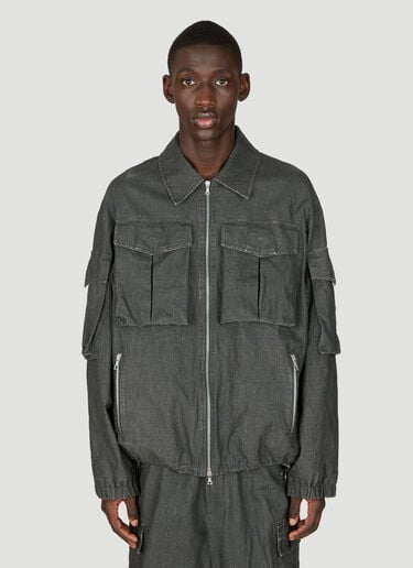 Multiple Pocket Jacket Dries Van Noten Multiple Pocket Jacket Grey dvn0156002