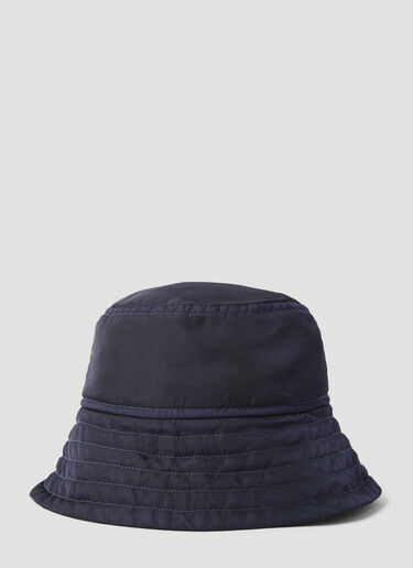 Topstitching Bucket Hat Dries Van Noten Topstitching Bucket Hat Blue dvn0156038