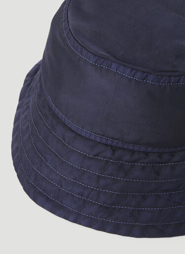 Topstitching Bucket Hat Dries Van Noten Topstitching Bucket Hat Blue dvn0156038
