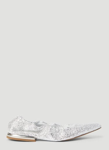 闪亮平底鞋 Dries Van Noten 闪亮平底鞋 银色 dvn0255003