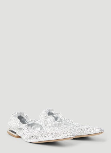 闪亮平底鞋 Dries Van Noten 闪亮平底鞋 银色 dvn0255003