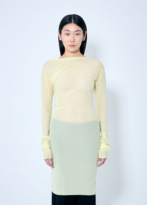 Dries Van Noten Hoan Top Yellow dvn0258006