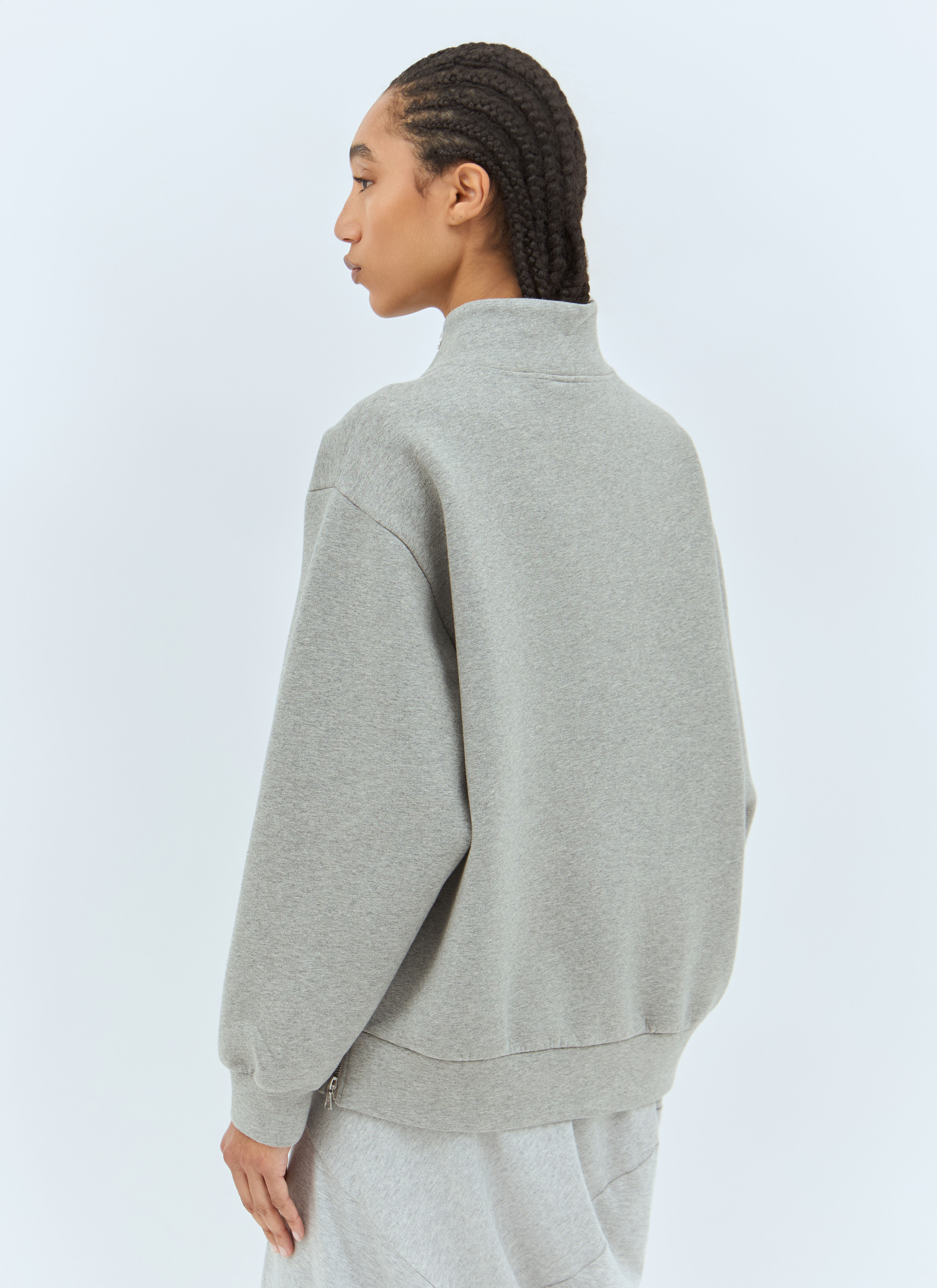 正規代理店 Dries LN-CC® | Grey in Sweatshirt Zip Side Women's' Noten Van トップス