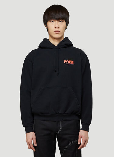 Recycled Logo Hooded Sweatshirt Eden Power Corp Recycled Logo Hooded Sweatshirt Black edn0142008