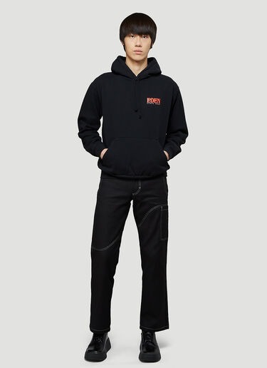 Recycled Logo Hooded Sweatshirt Eden Power Corp Recycled Logo Hooded Sweatshirt Black edn0142008